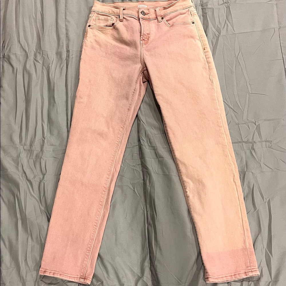Mid Rise Blush Pink Old Navy Boyfriend Jeans